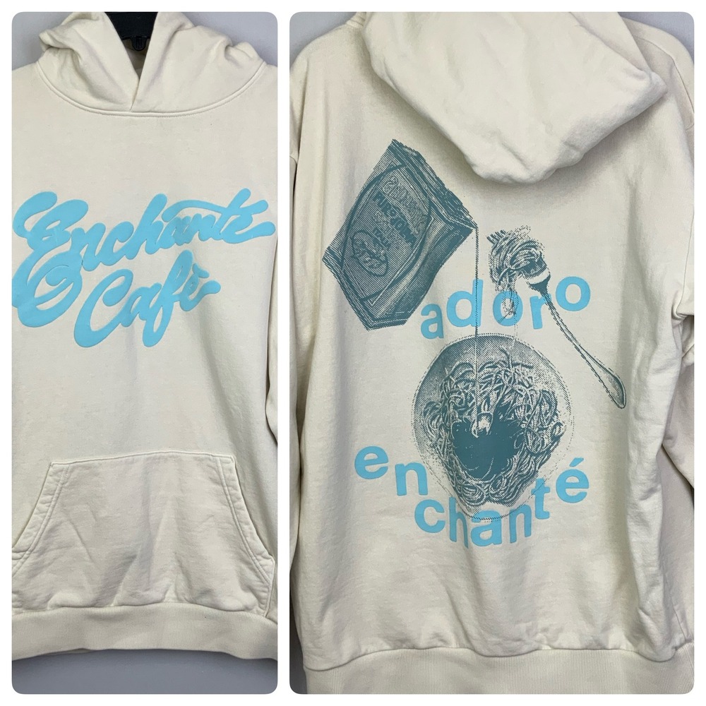Enchante Daniel Ricciardo Sz Medium Enchante Cafe Adoro Pasta Cream Hoodie F1
